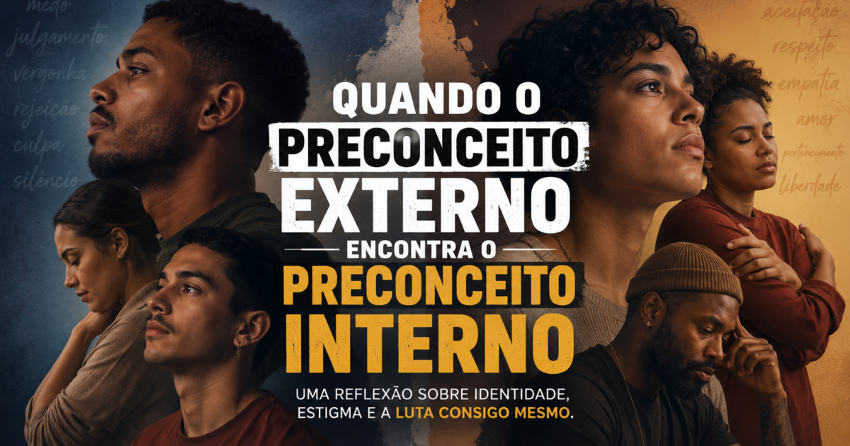 Quando o preconceito externo encontra o preconceito interno