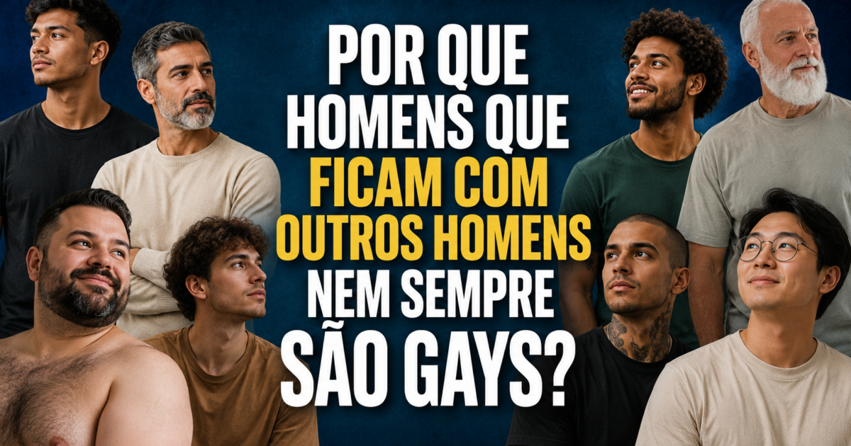 Por que homens que ficam com outros homens nem sempre são gays?