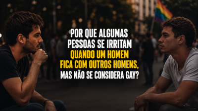 Por que algumas pessoas se irritam quando um homem fica com outros homens, mas não se considera gay?