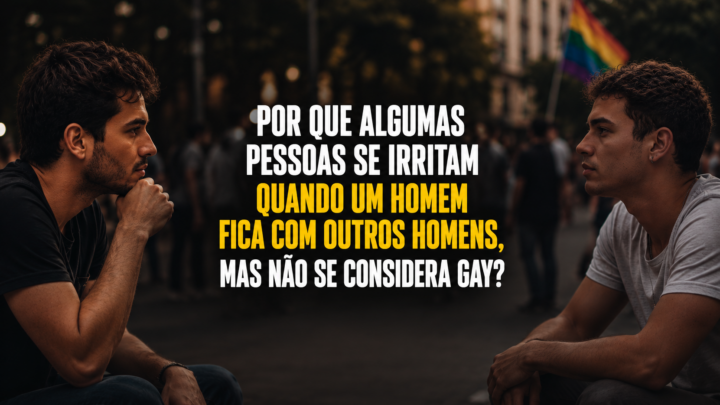 Por que algumas pessoas se irritam quando um homem fica com outros homens, mas não se considera gay?