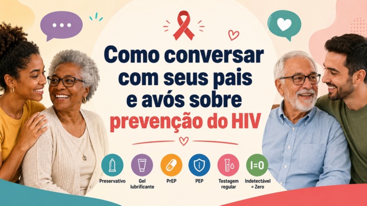 Como conversar com seus pais e avós sobre prevenção do HIV