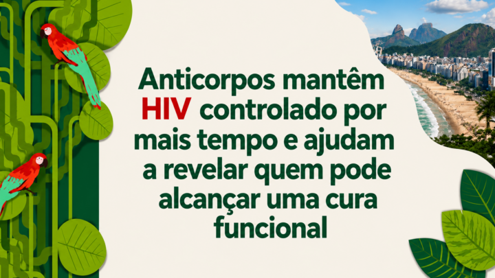Anticorpos mantêm HIV controlado por mais tempo e ajudam a revelar quem pode alcançar uma cura funcional