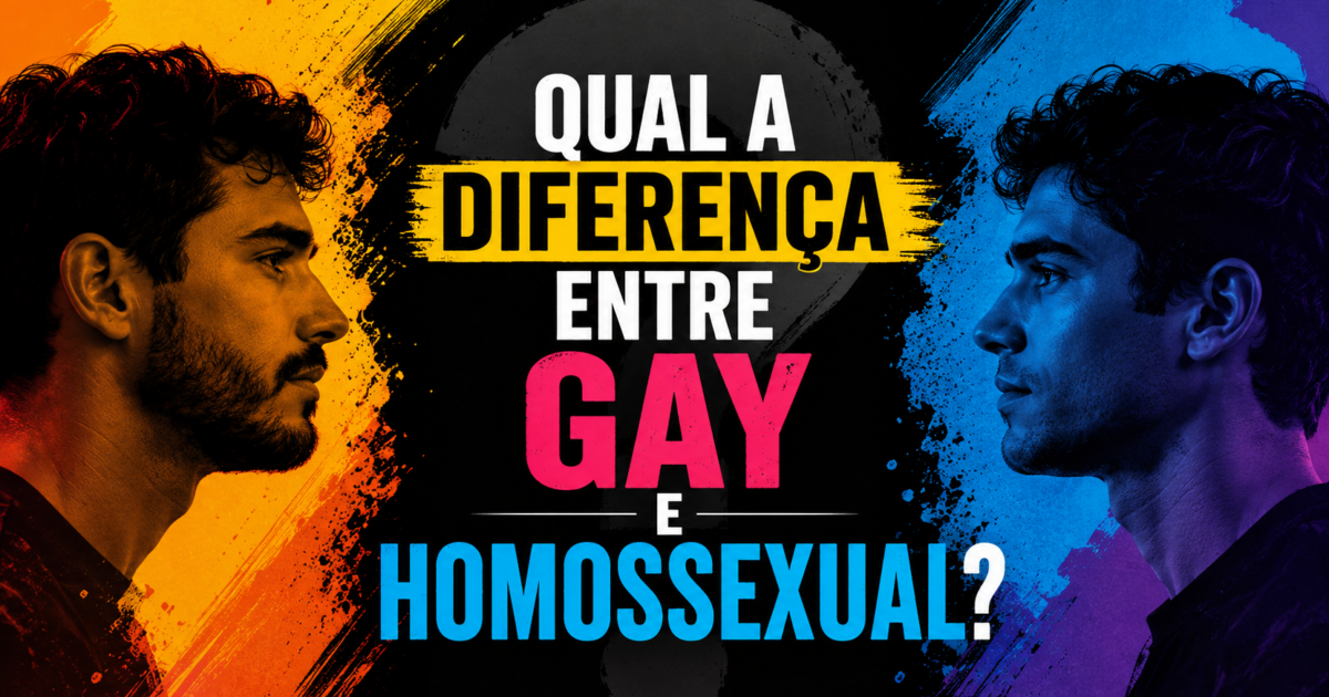 Qual a diferença entre gay e homossexual?