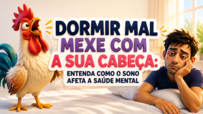 Dormir mal mexe com a sua cabeça: entenda como o sono afeta a saúde mental