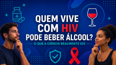 Quem vive com HIV pode beber álcool? O que a ciência realmente diz