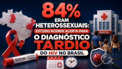 84% eram heterossexuais: estudo acende alerta para o diagnóstico tardio do HIV no Brasil