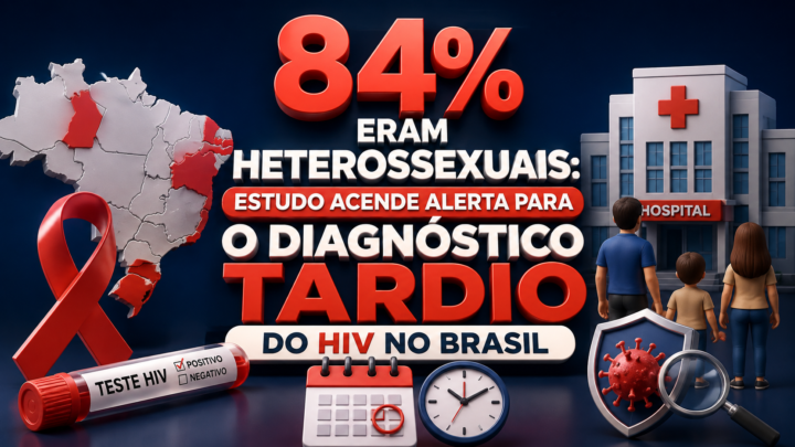 84% eram heterossexuais: estudo acende alerta para o diagnóstico tardio do HIV no Brasil