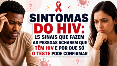 Sintomas do HIV: 15 sinais que fazem as pessoas acharem que têm HIV e por que só o teste pode confirmar