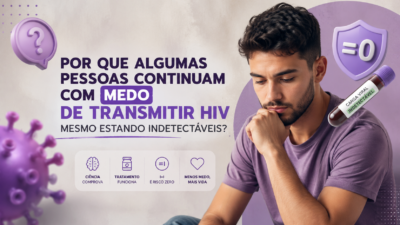 Por que algumas pessoas continuam com medo de transmitir HIV mesmo estando indetectáveis?