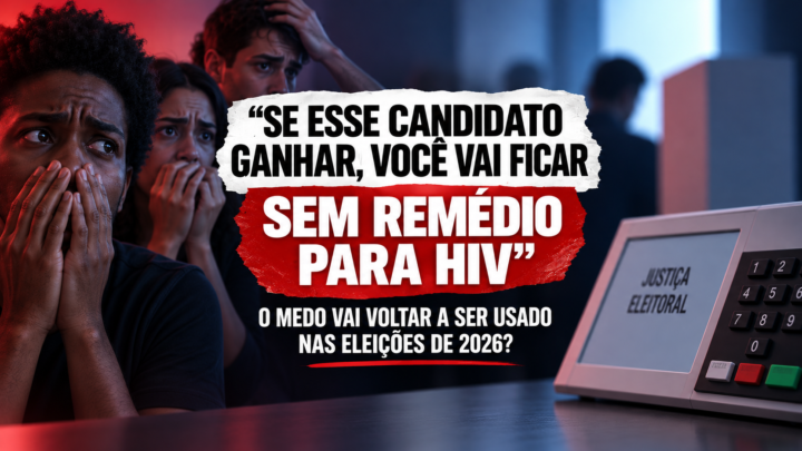 “Se esse candidato ganhar, você vai ficar sem remédio para HIV”: o medo vai voltar a ser usado nas eleições de 2026?